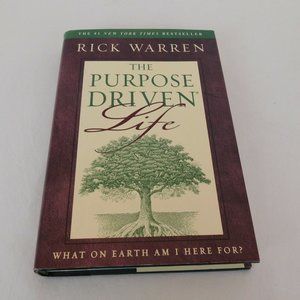 Purpose Driven Life What on Earth Am I Here For? Rick Warren 2002 HCDJ Zondervan